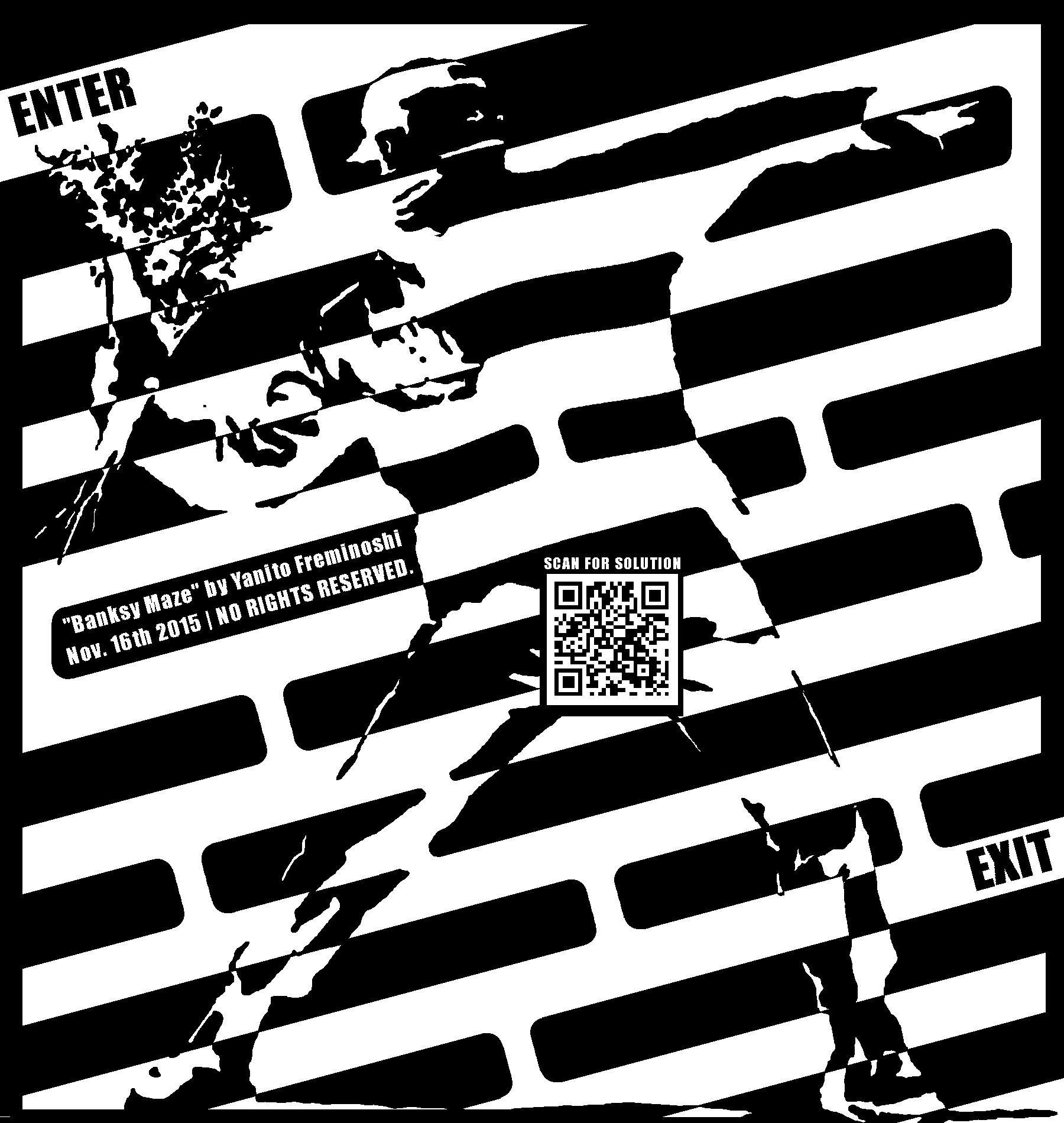 Banksy Maze for mobile casino of the Rioter