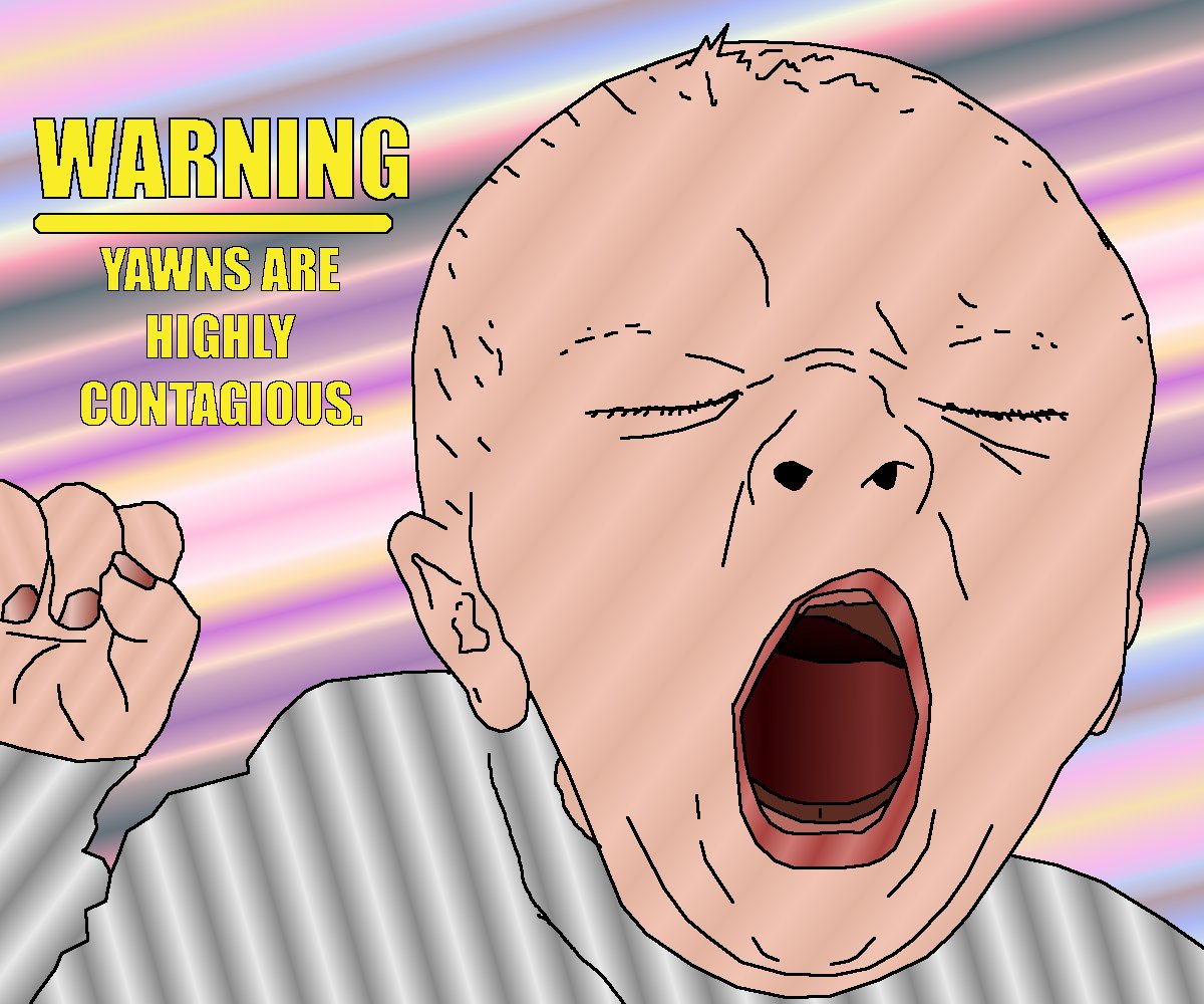 mobile casino art of baby yawning